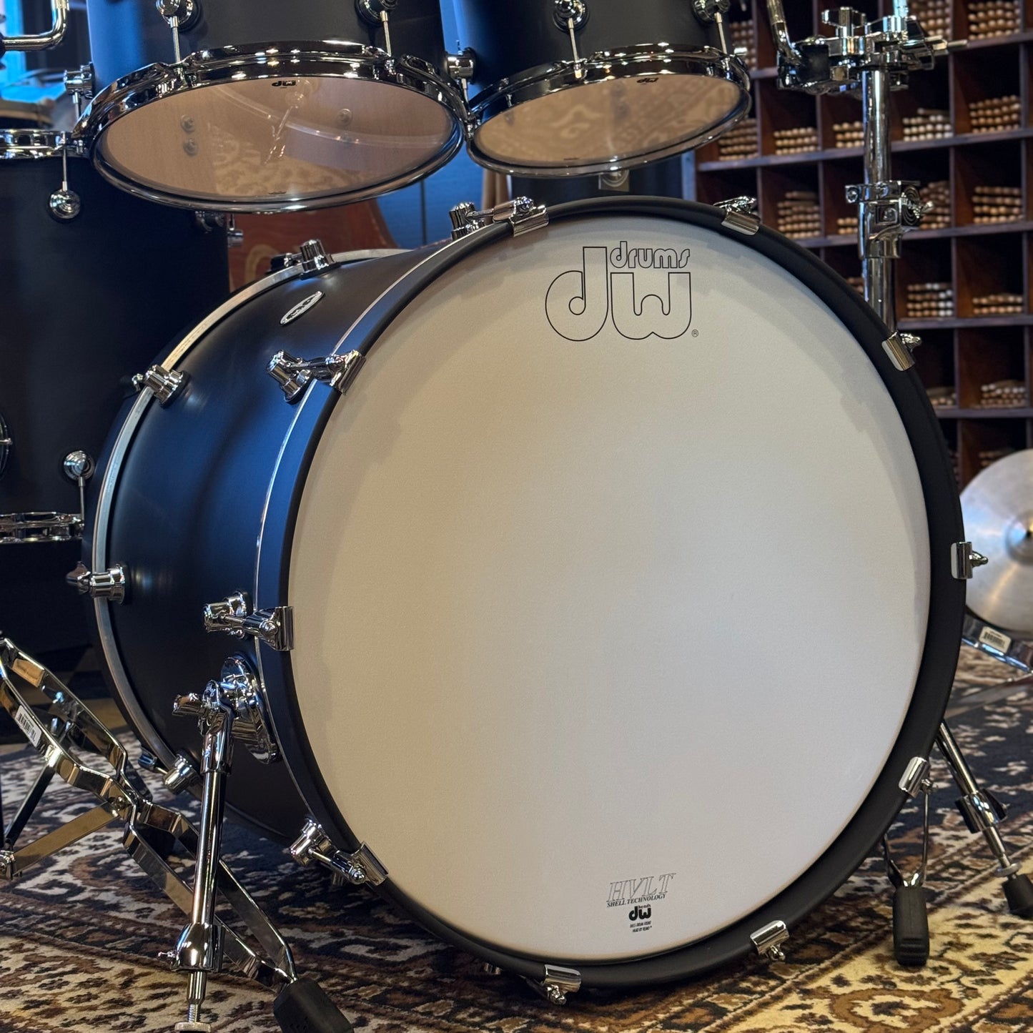 NEW DW Design Series Drum Set in Satin Black - 18x22, 8x10, 9x12, 14x16