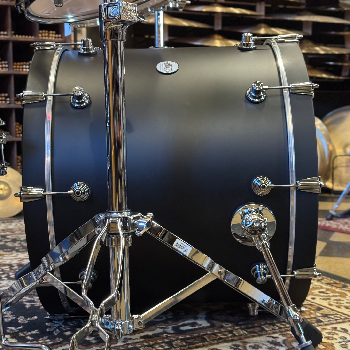 NEW DW Design Series Drum Set in Satin Black - 18x22, 8x10, 9x12, 14x16