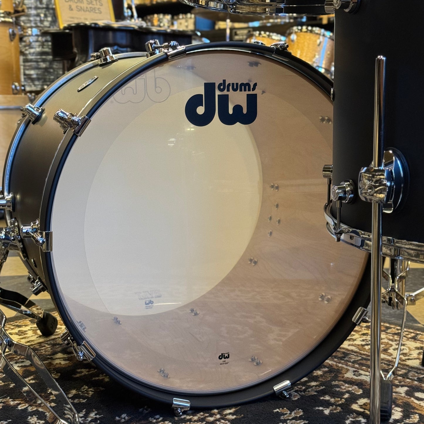 NEW DW Design Series Drum Set in Satin Black - 18x22, 8x10, 9x12, 14x16