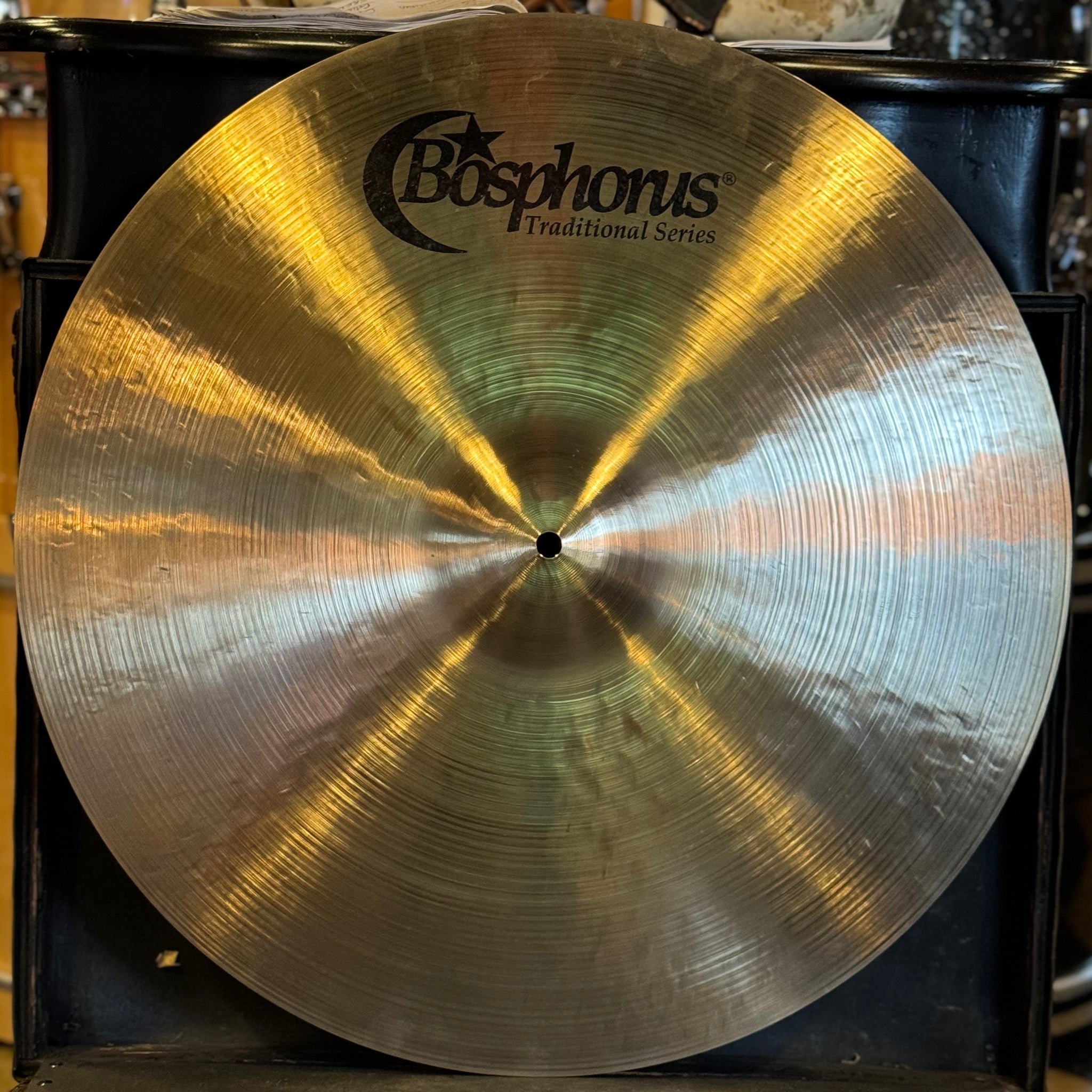 USED Bosphorus 22" Traditional Medium Thin Ride Cymbal - 2710g