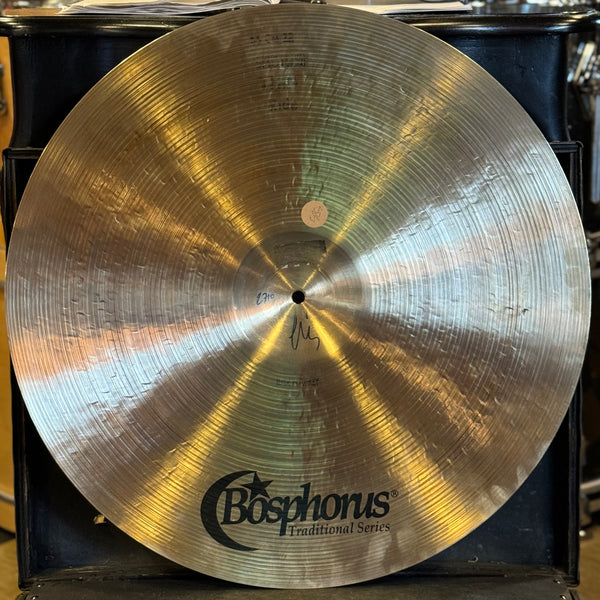 USED Bosphorus 22" Traditional Medium Thin Ride Cymbal - 2710g