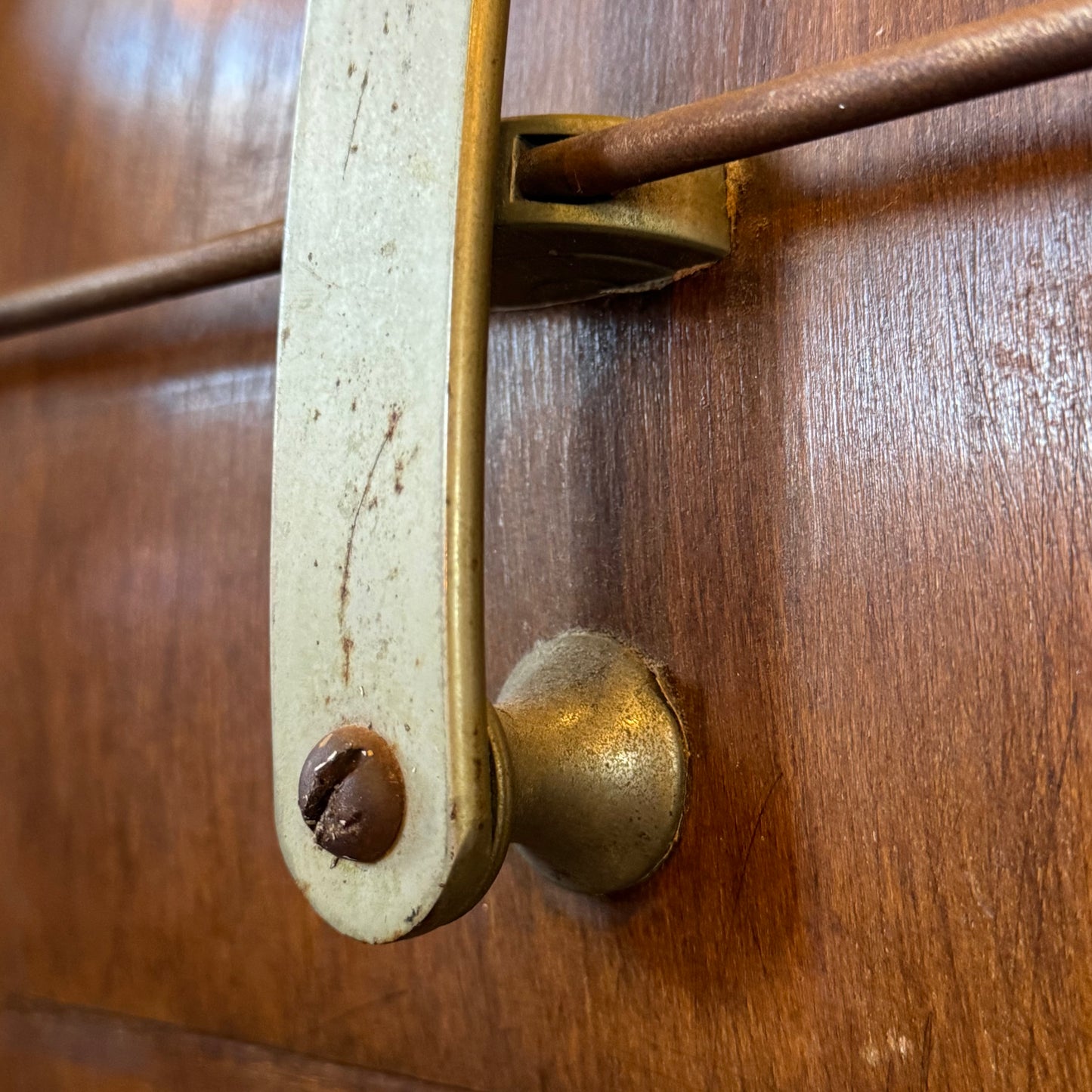 VINTAGE 1940's Leedy Trap Kit in Natural Mahogany
