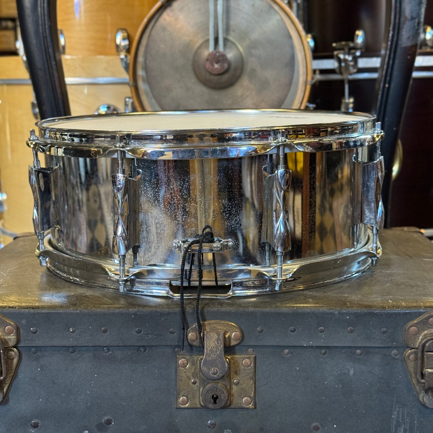 VINTAGE 1970's Olympic by Premier 5x14 Steel Snare Drum