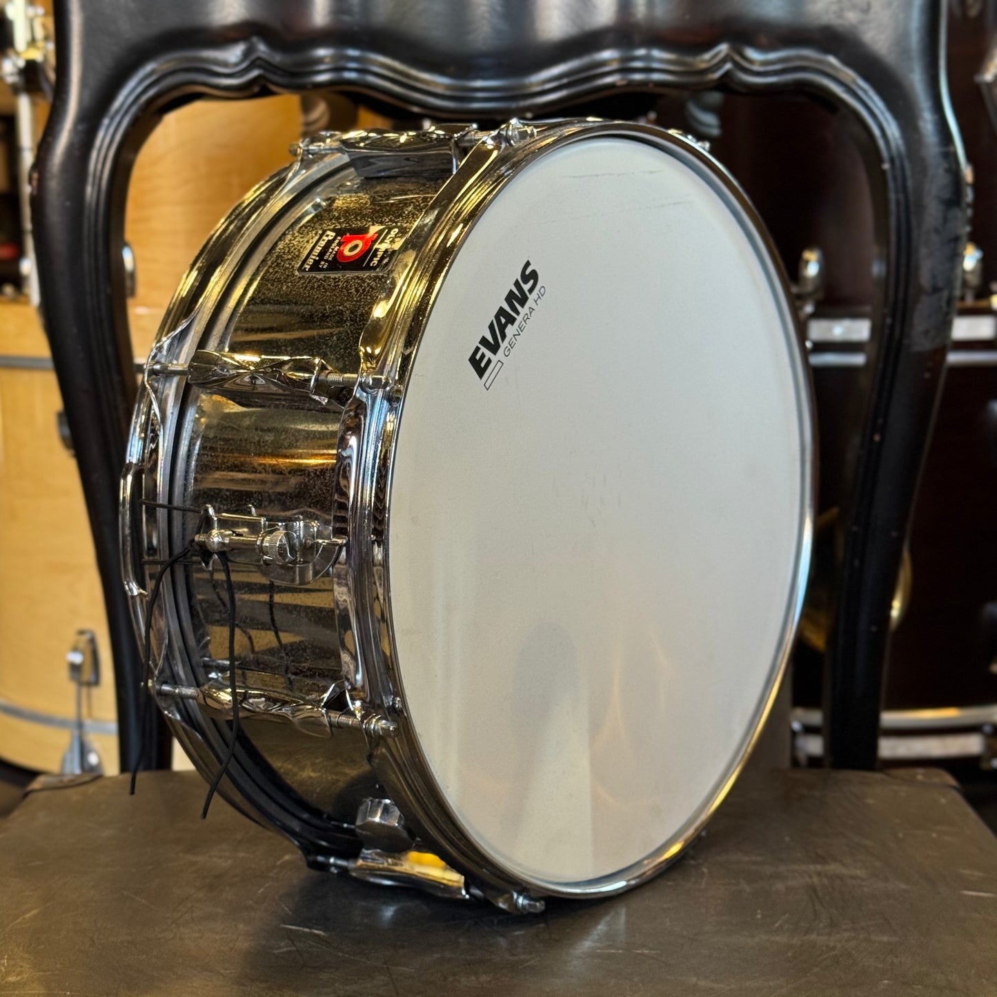 VINTAGE 1970's Olympic by Premier 5x14 Steel Snare Drum