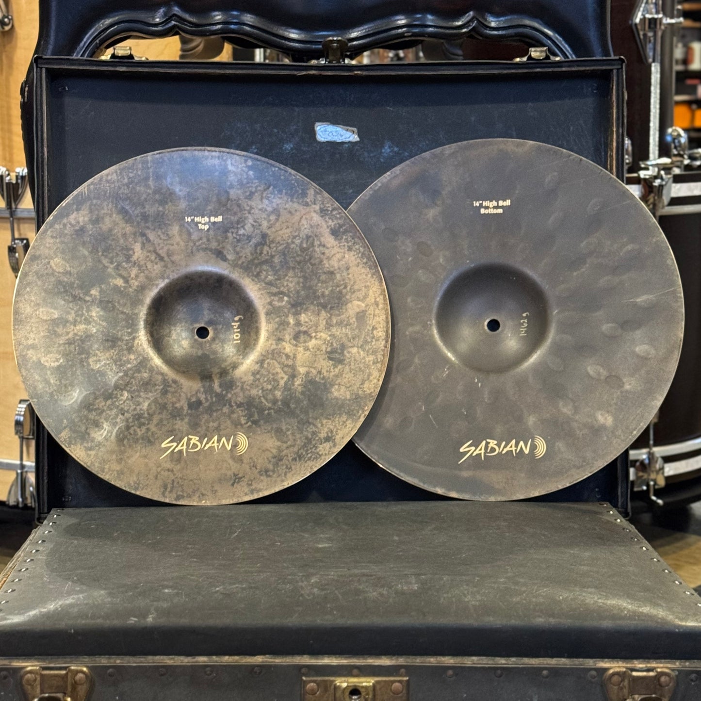 USED Sabian 14" HHX Anthology High Bell Hi-Hats - 1014/1462g