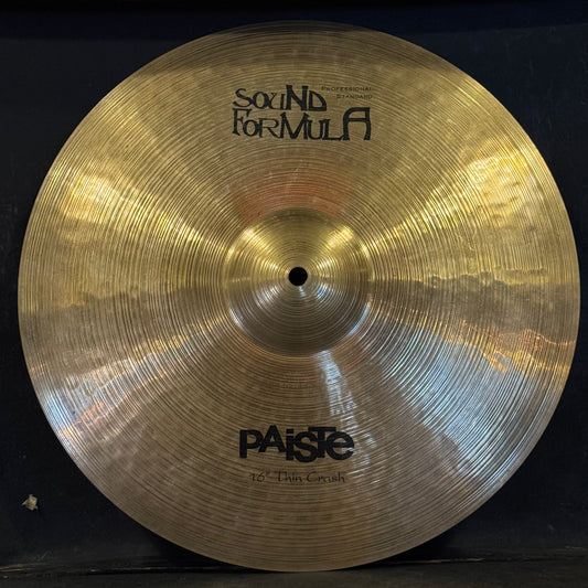 USED Paiste 16" Sound Formula Thin Crash - 1000g