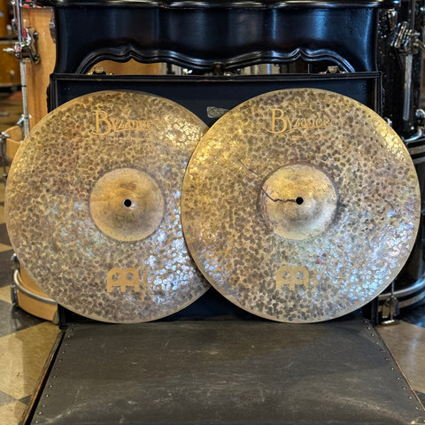 NEW Meinl 16" Byzance Extra Dry Medium-Thin Hi-Hat Cymbals - 998/1496g