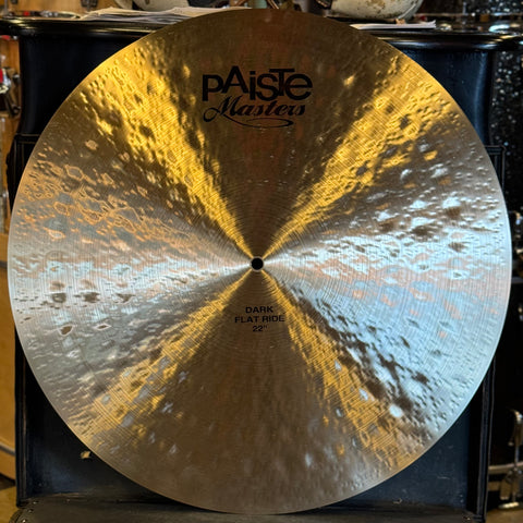 NEW Paiste 22" Masters Dark Flat Ride Cymbal - 2736g