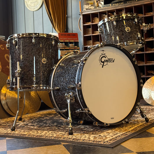 NEW Gretsch Brooklyn in Deep Black Marine Pearl - 14x22, 9x13, 16x16