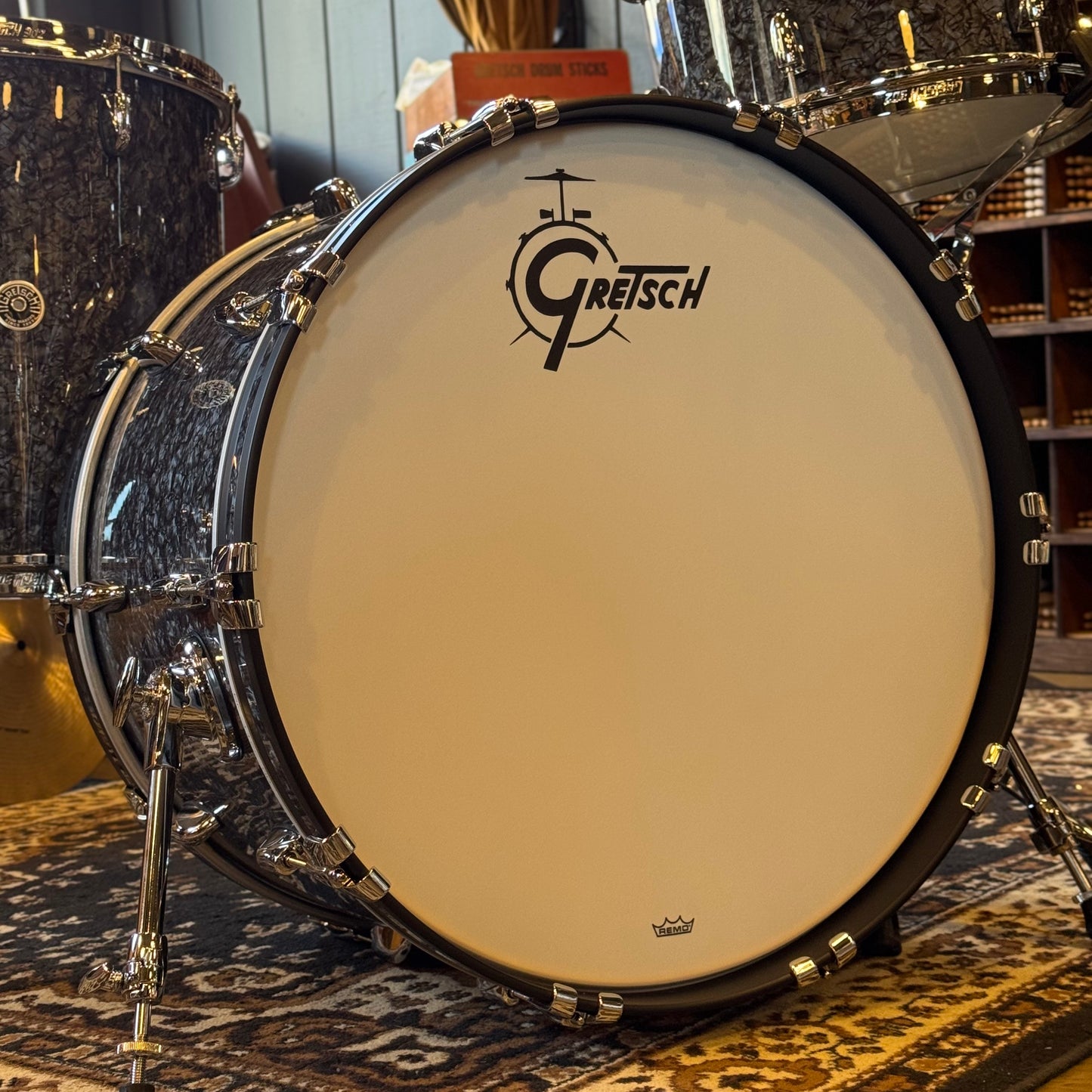 NEW Gretsch Brooklyn in Deep Black Marine Pearl - 14x22, 9x13, 16x16