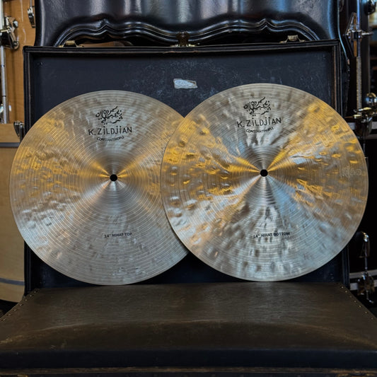 USED 14" Zildjian K Constantinople Hi-Hat Cymbals - 938/1134g