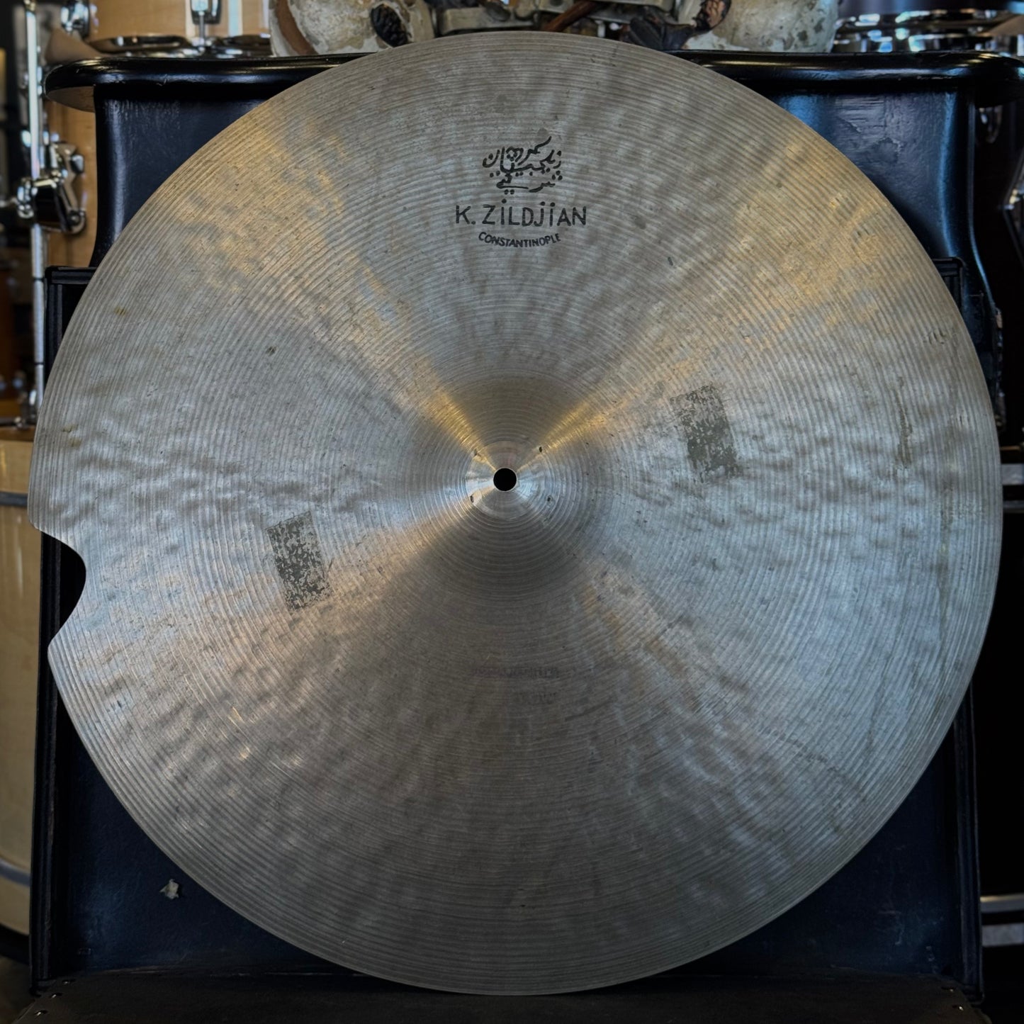 USED Zildjian 22" K Constantinople Medium Thin Low Ride (Repaired) - 2416g