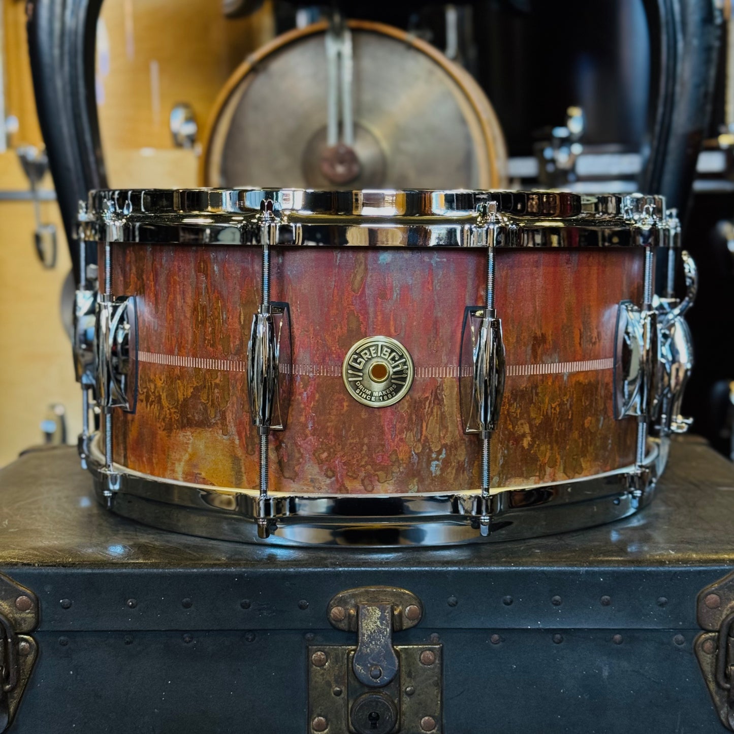 NEW Gretsch 6.5x14 USA Aged Copper Snare Drum