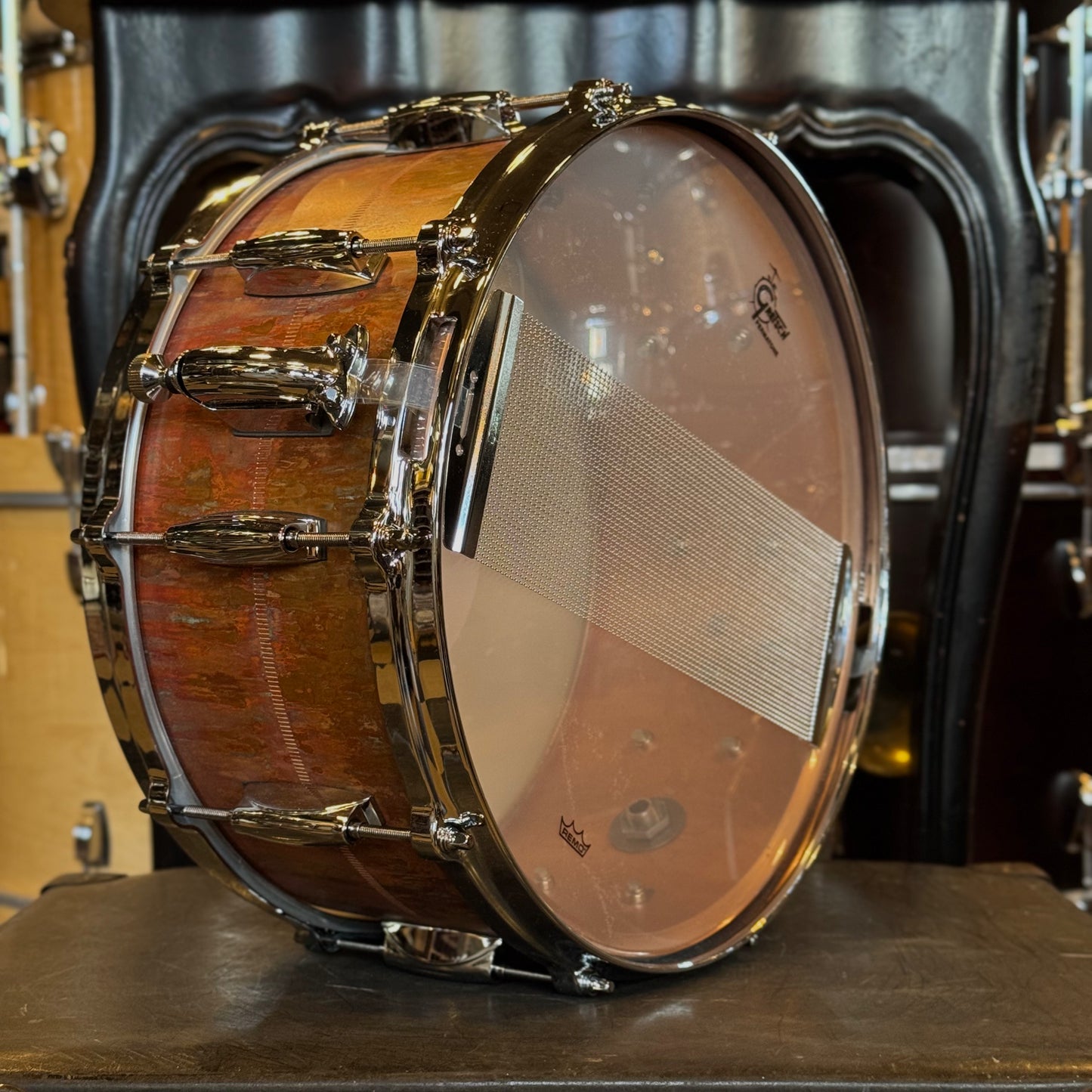 NEW Gretsch 6.5x14 USA Aged Copper Snare Drum