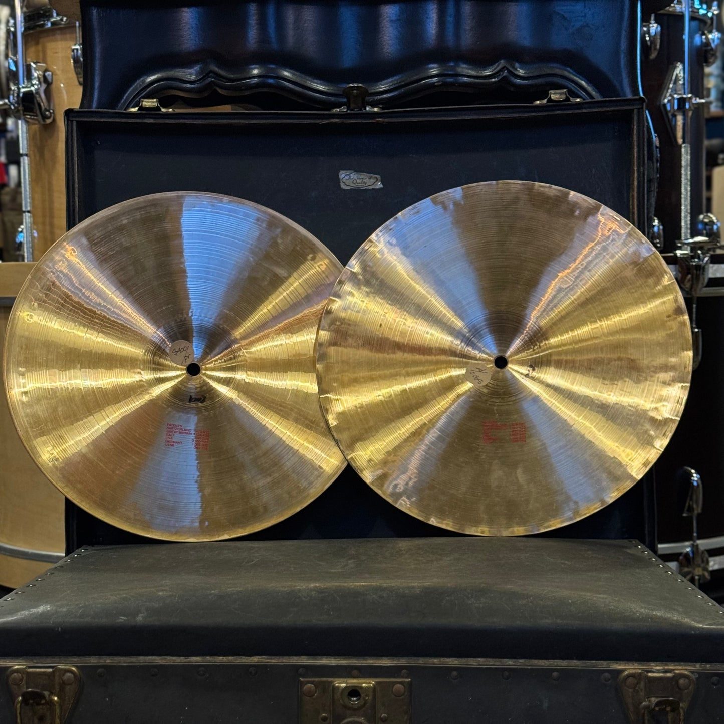 USED Paiste 14" 2002 Sound Edge Hi-Hats - 1008/1028g