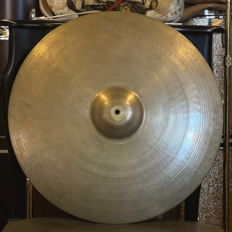 VINTAGE 1950's A. ZIldjian 22" Large Stamp Medium-Thin Ride Cymbal - 2810g