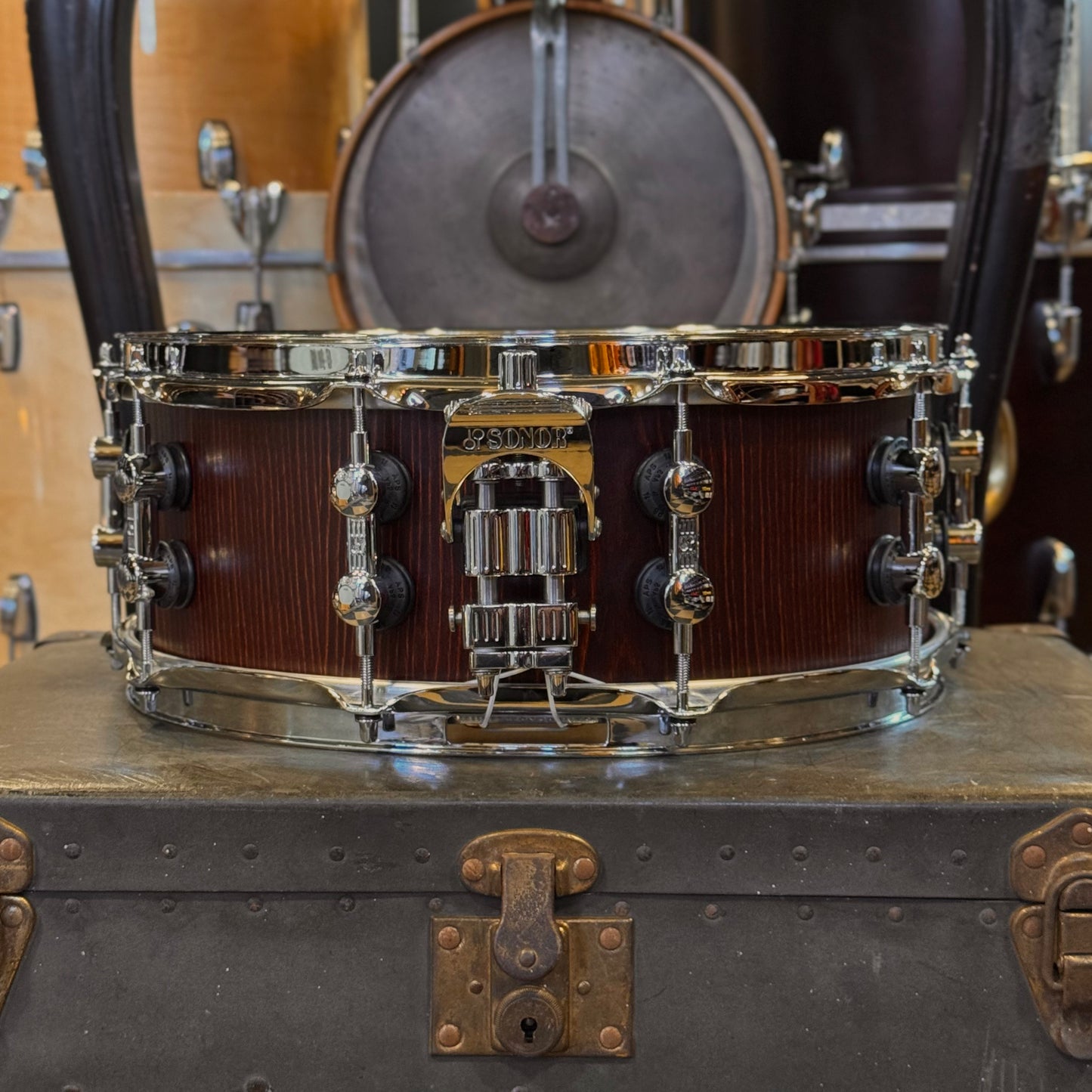 NEW Sonor 5.5x14 SQ2 Vintage Maple Snare Drum in Nussbaum Semigloss