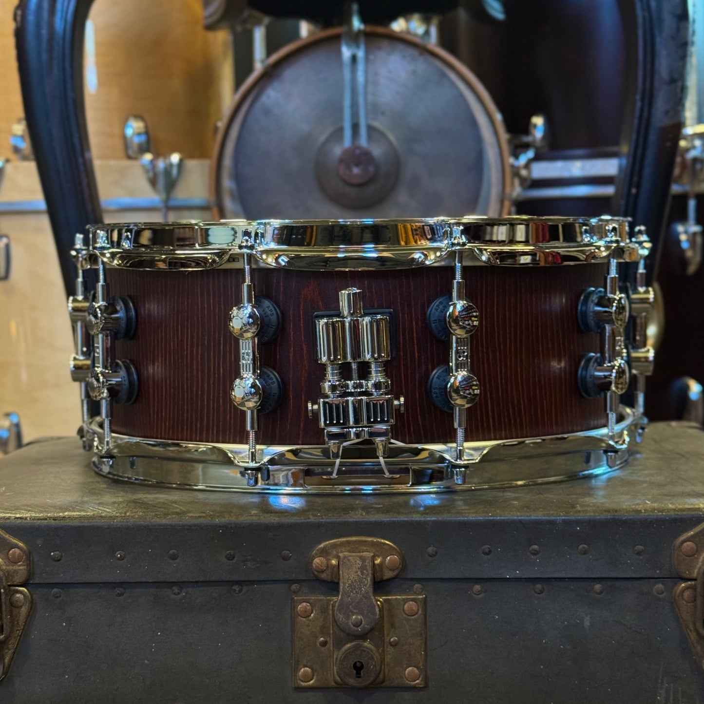 NEW Sonor 5.5x14 SQ2 Vintage Maple Snare Drum in Nussbaum Semigloss