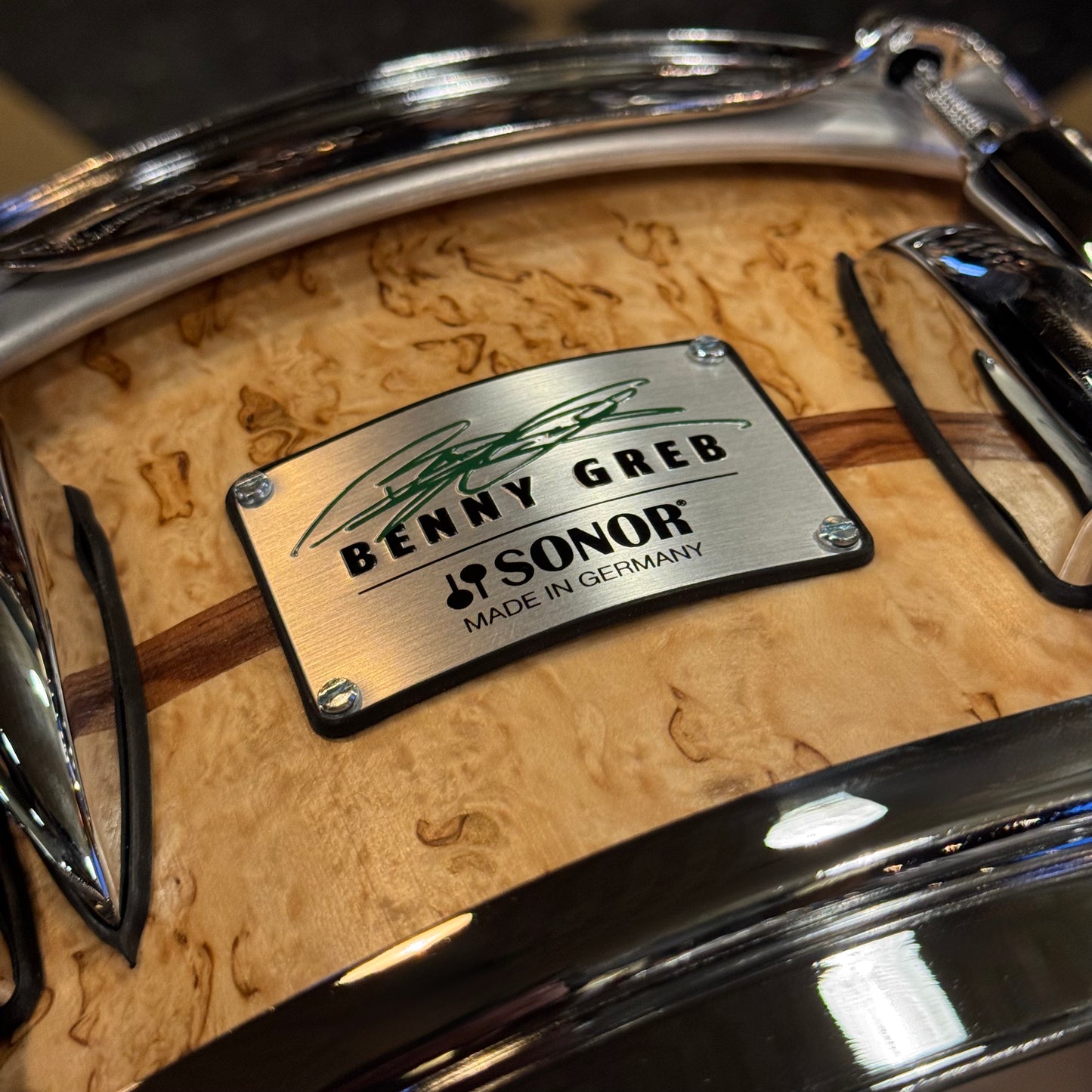 NEW Sonor 5.75x13 Benny Greb Signature Beech Snare Drum