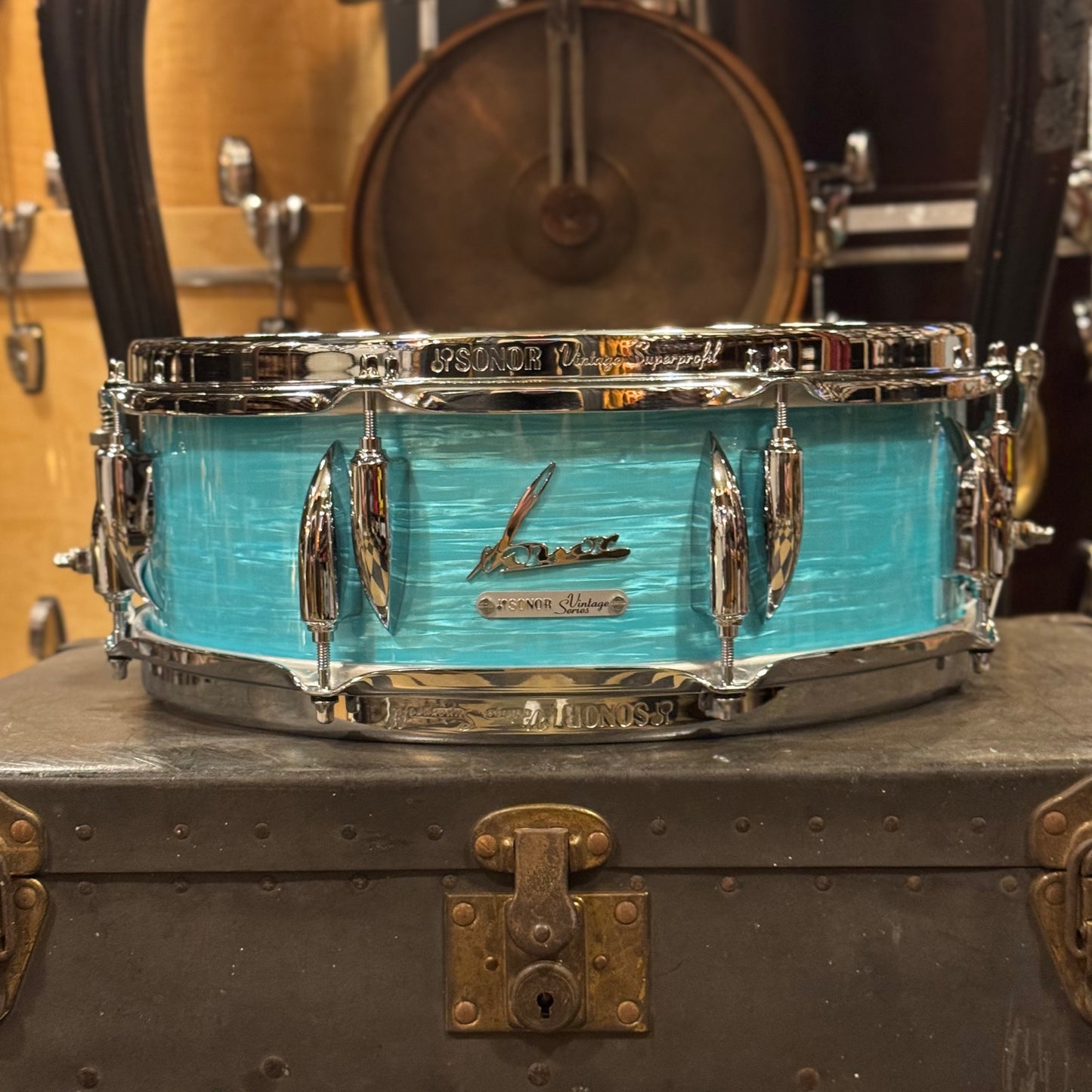 NEW Sonor 5x14 Vintage Series Snare Drum in California Blue