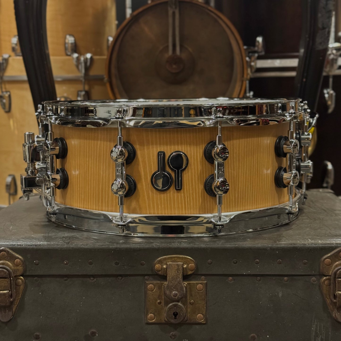NEW Sonor 5.5x14 SQ2 Medium Beech Snare Drum in Natural Semigloss