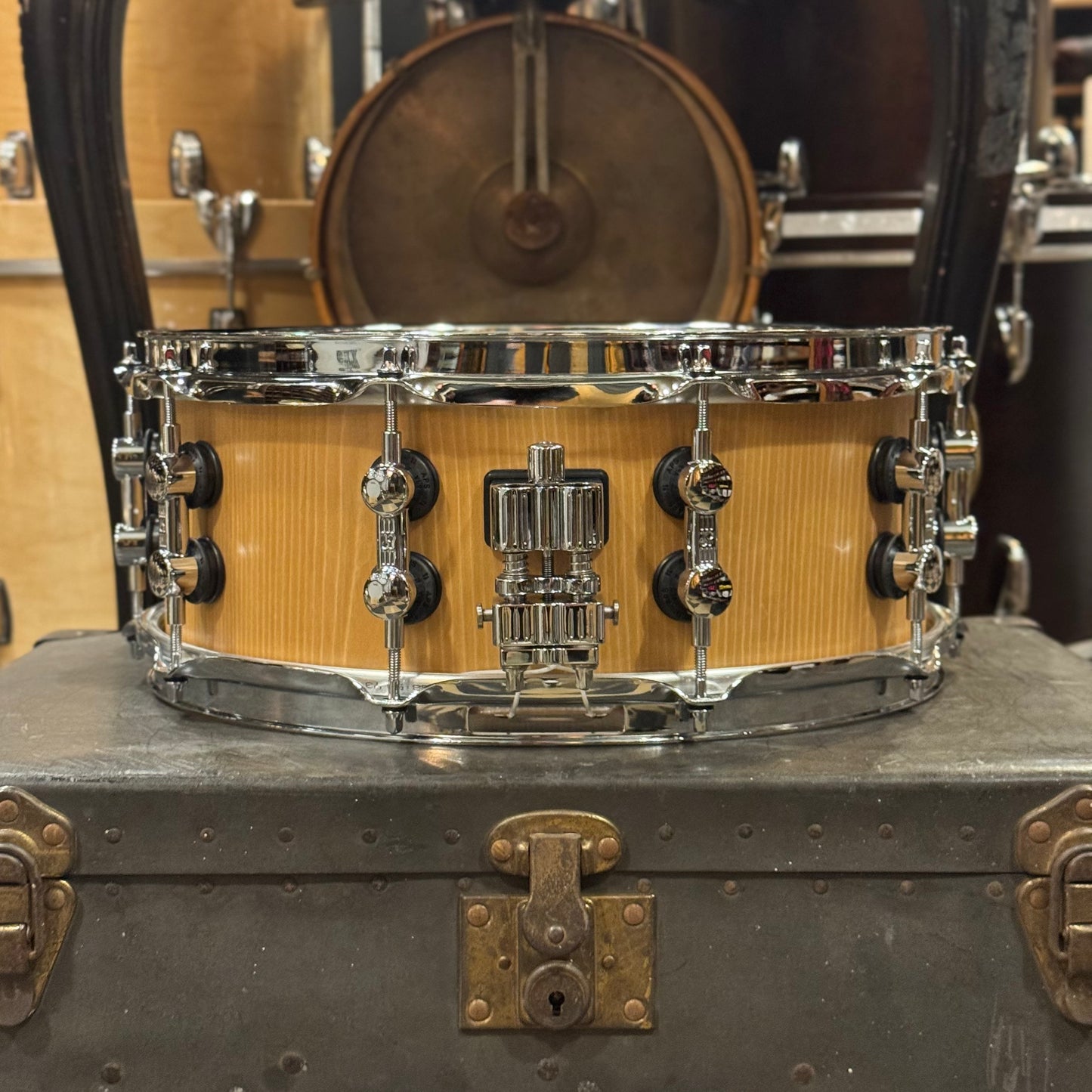 NEW Sonor 5.5x14 SQ2 Medium Beech Snare Drum in Natural Semigloss