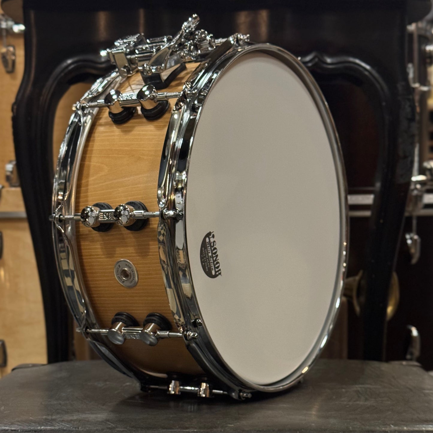 NEW Sonor 5.5x14 SQ2 Medium Beech Snare Drum in Natural Semigloss