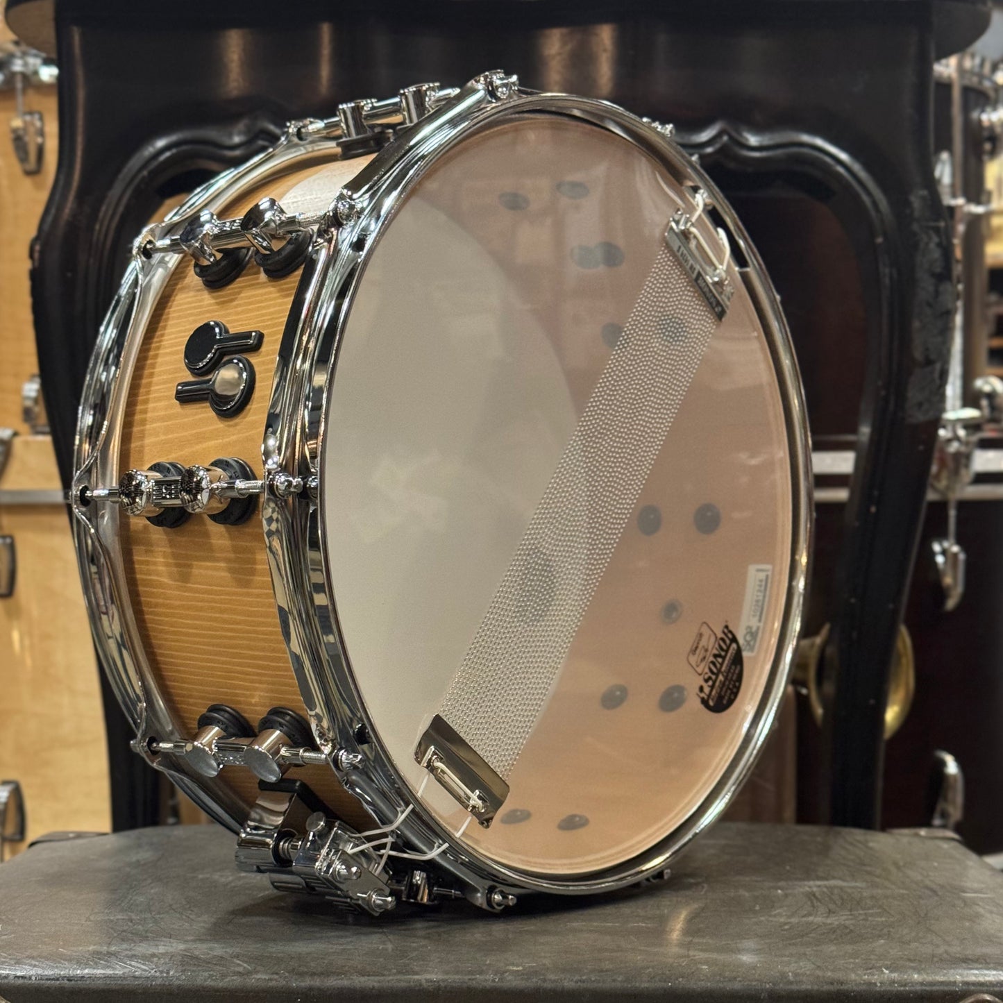 NEW Sonor 5.5x14 SQ2 Medium Beech Snare Drum in Natural Semigloss