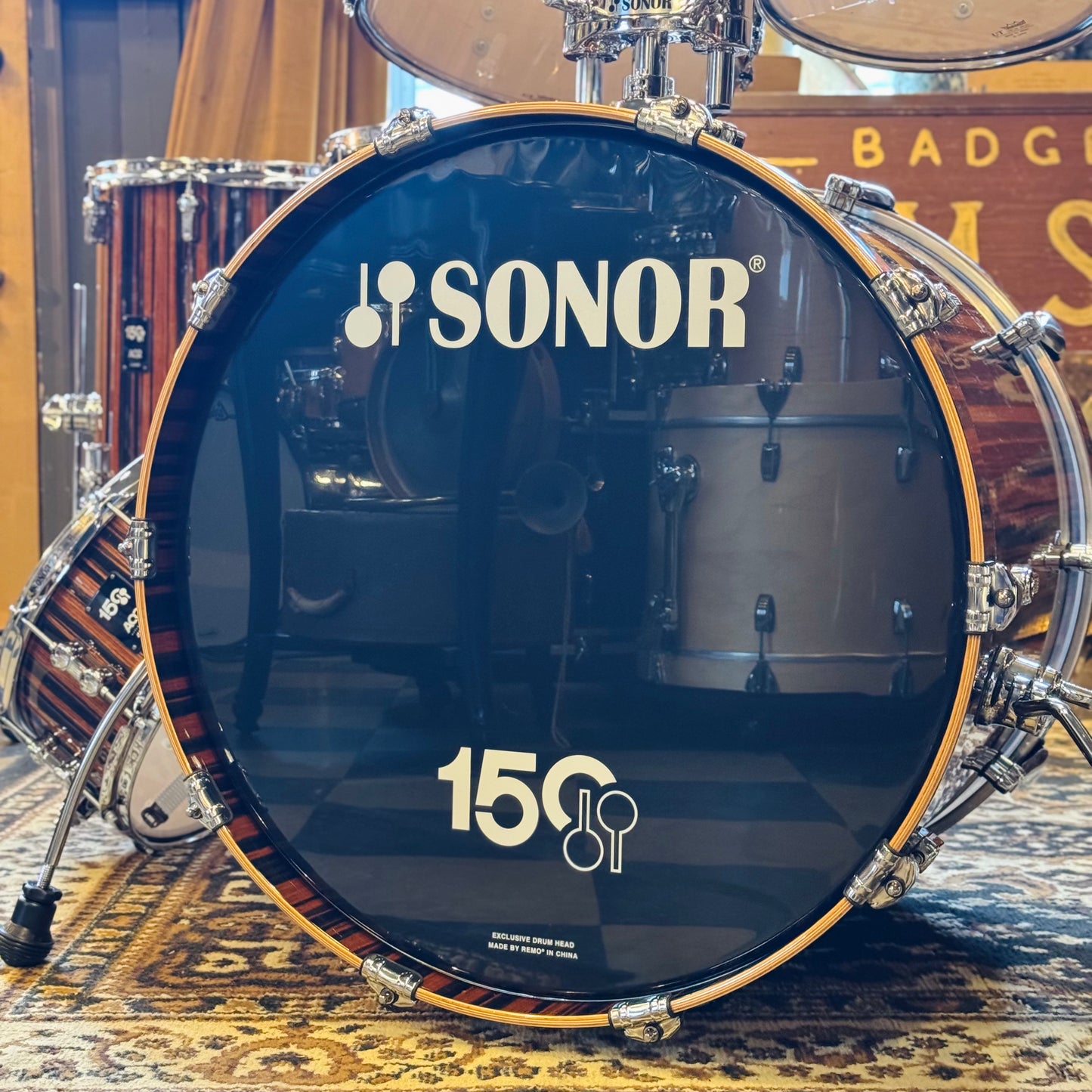 NEW Sonor 150th Anniversary AQ2 Limited Edition Drum Set - 17.5x22, 7x10, 8x12, 13x14, 15x16, 6x14