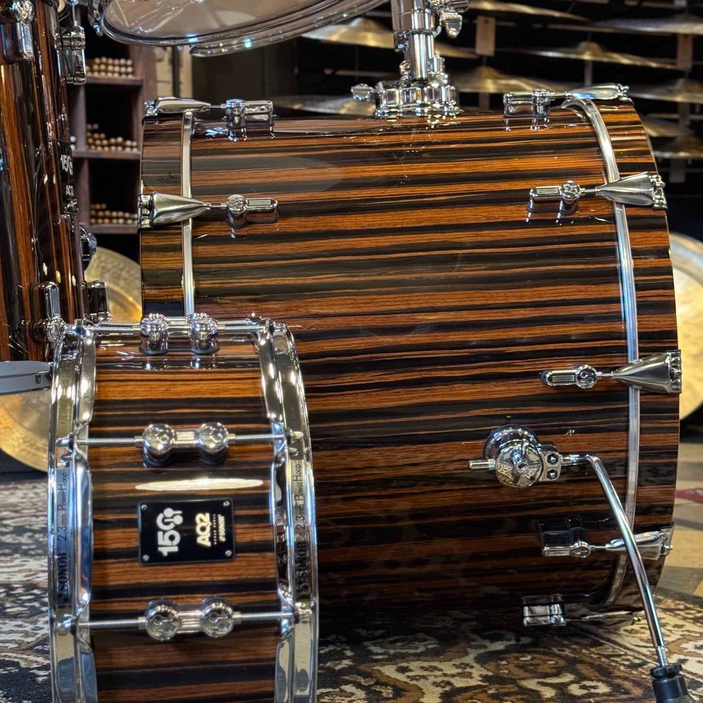 NEW Sonor 150th Anniversary AQ2 Limited Edition Drum Set - 17.5x22, 7x10, 8x12, 13x14, 15x16, 6x14