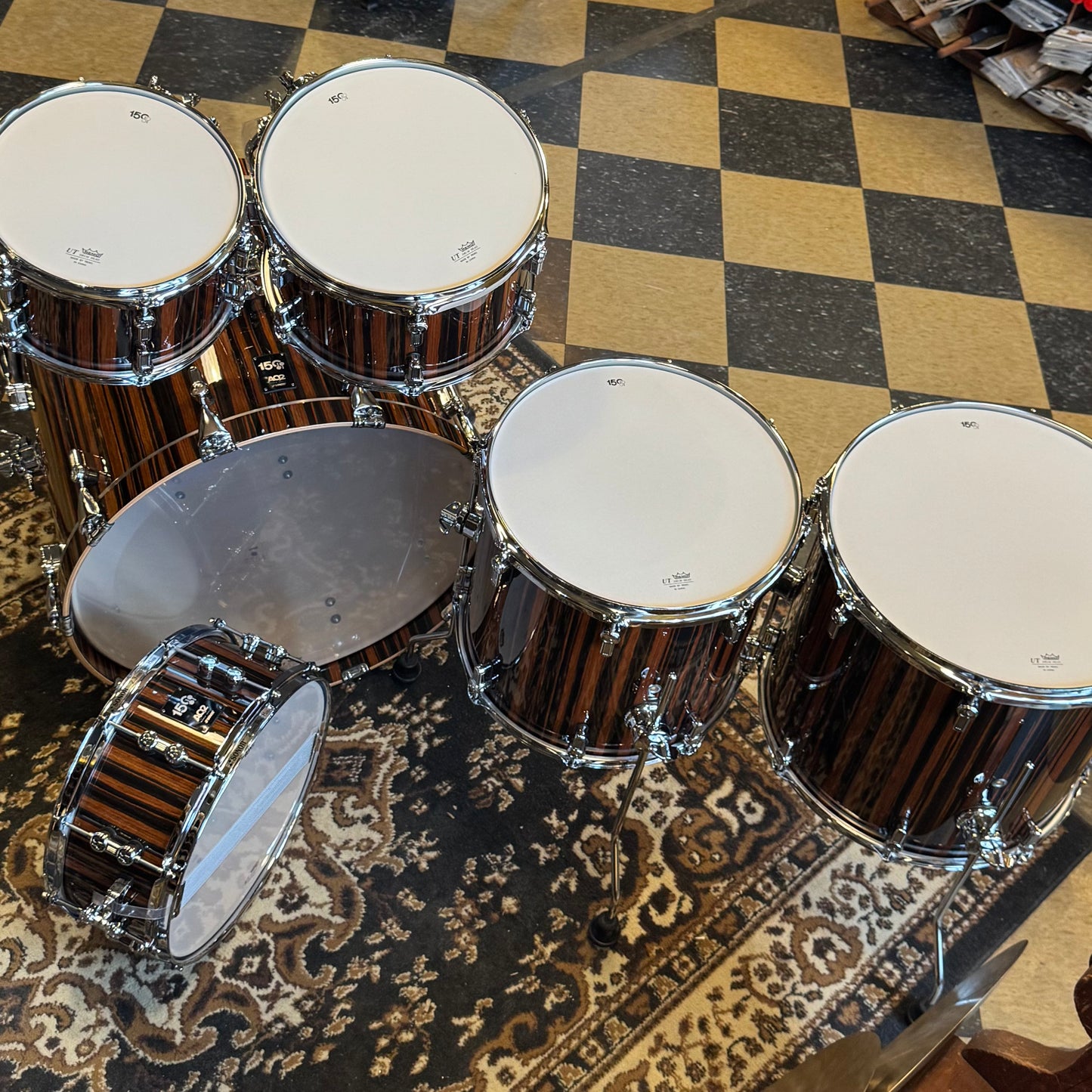 NEW Sonor 150th Anniversary AQ2 Limited Edition Drum Set - 17.5x22, 7x10, 8x12, 13x14, 15x16, 6x14