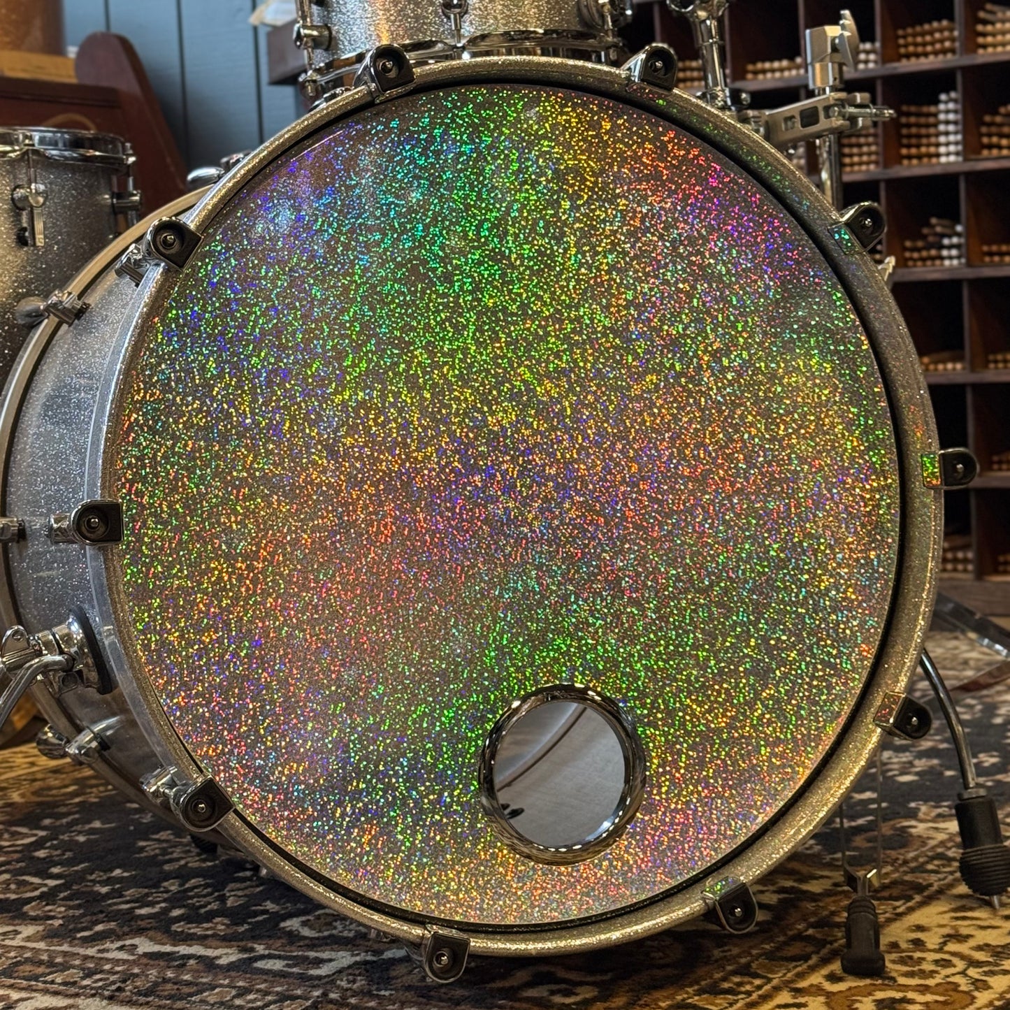 USED Sonor Prolite in Silver Sparkle - 18x22, 8x10, 14x14