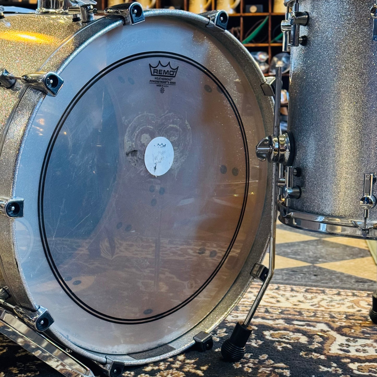 USED Sonor Prolite in Silver Sparkle - 18x22, 8x10, 14x14