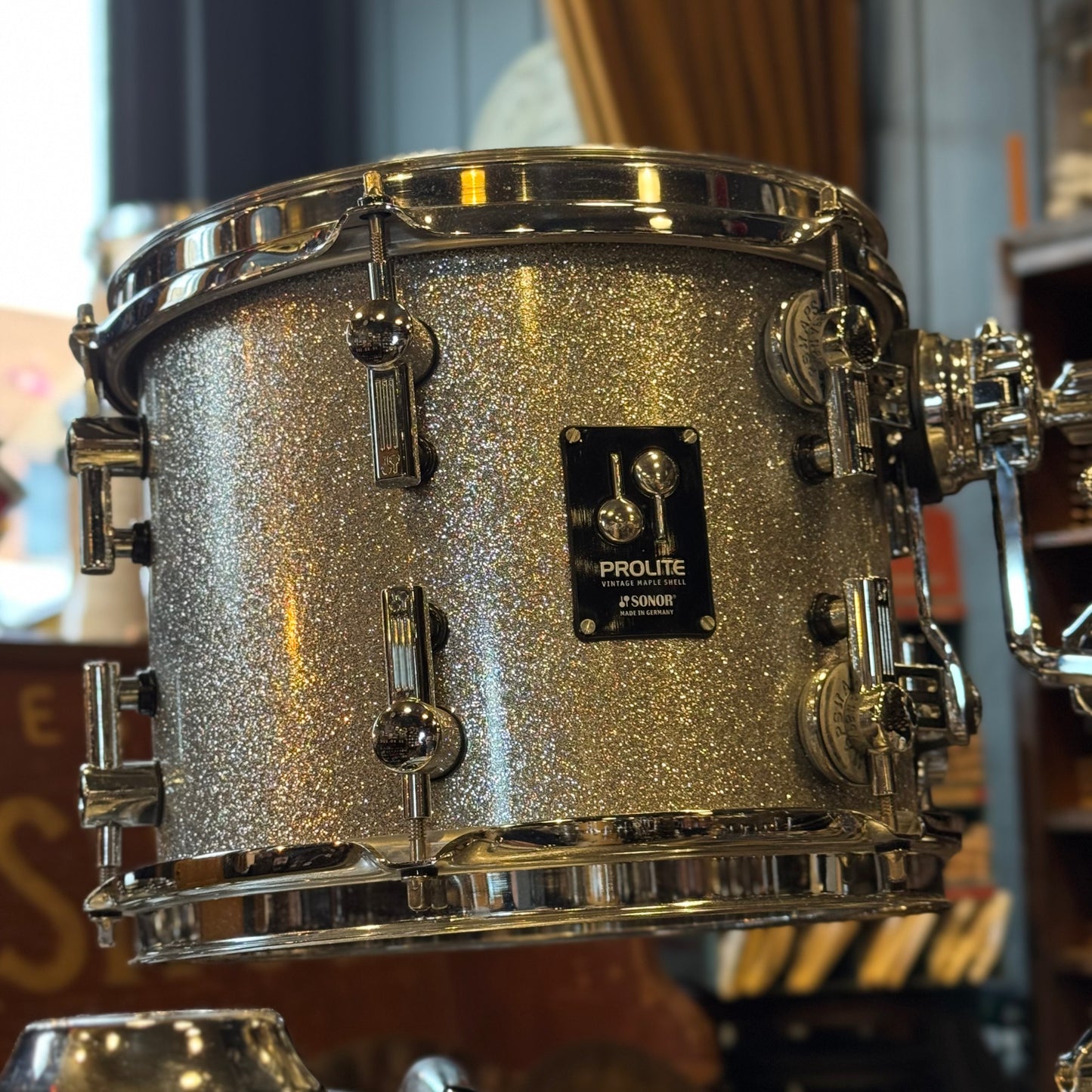 USED Sonor Prolite in Silver Sparkle - 18x22, 8x10, 14x14