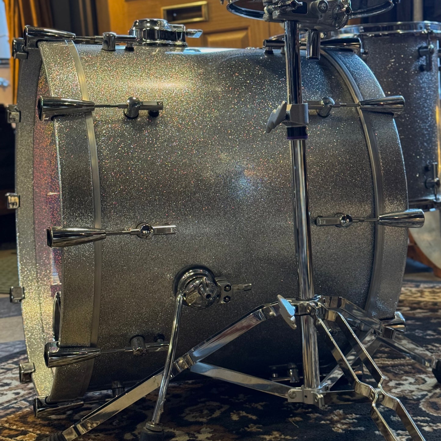 USED Sonor Prolite in Silver Sparkle - 18x22, 8x10, 14x14