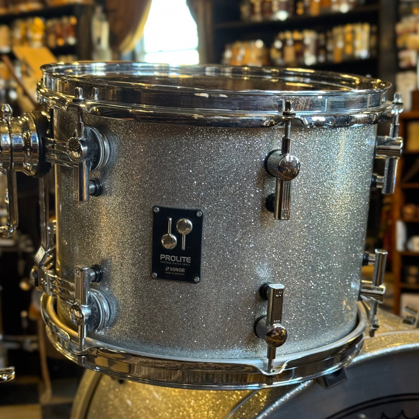 USED Sonor Prolite in Silver Sparkle - 18x22, 8x10, 9x12, 16x16