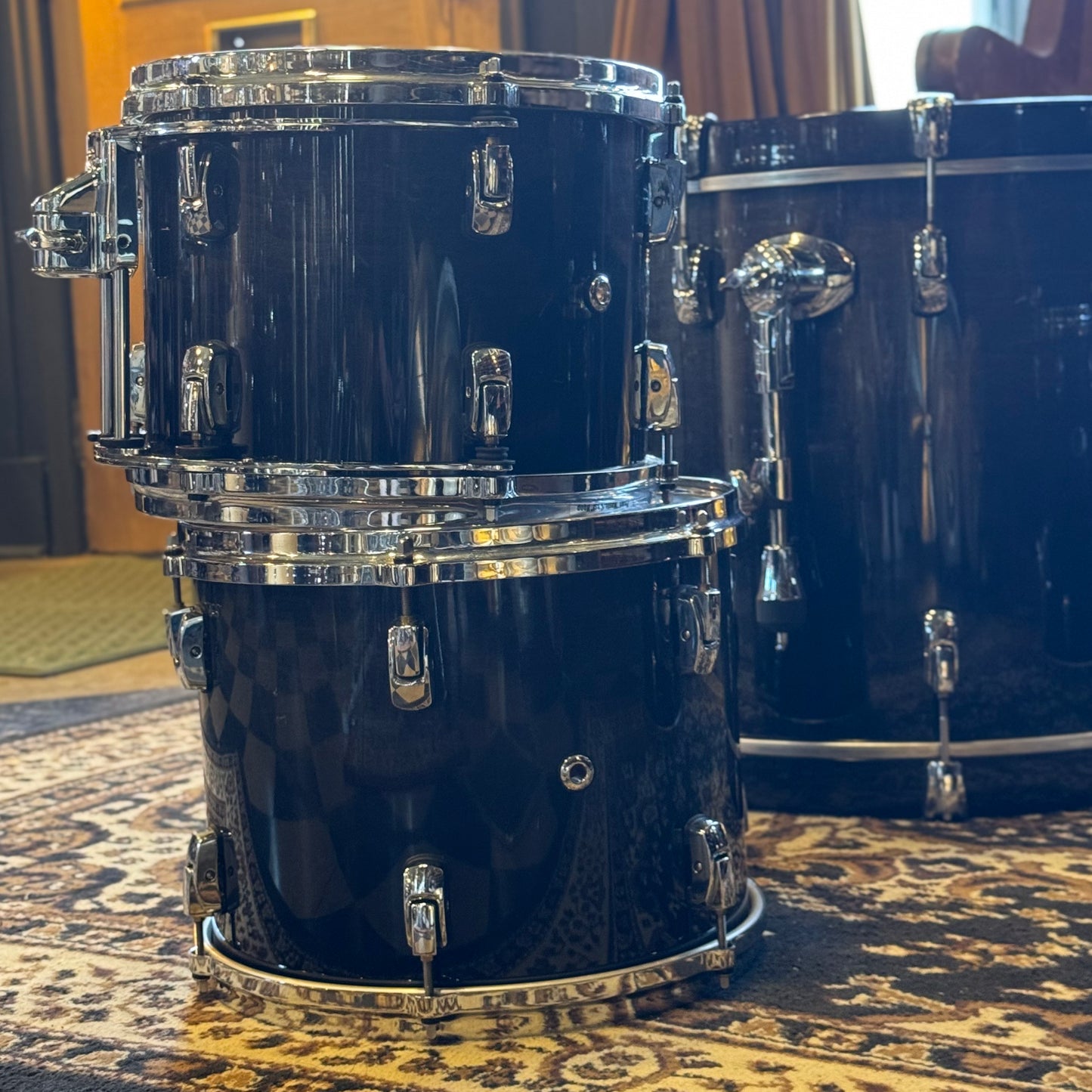 USED Pearl Reference Series in Ebony Gloss - 18x22, 9x12, 10x13, 14x14, 16x16