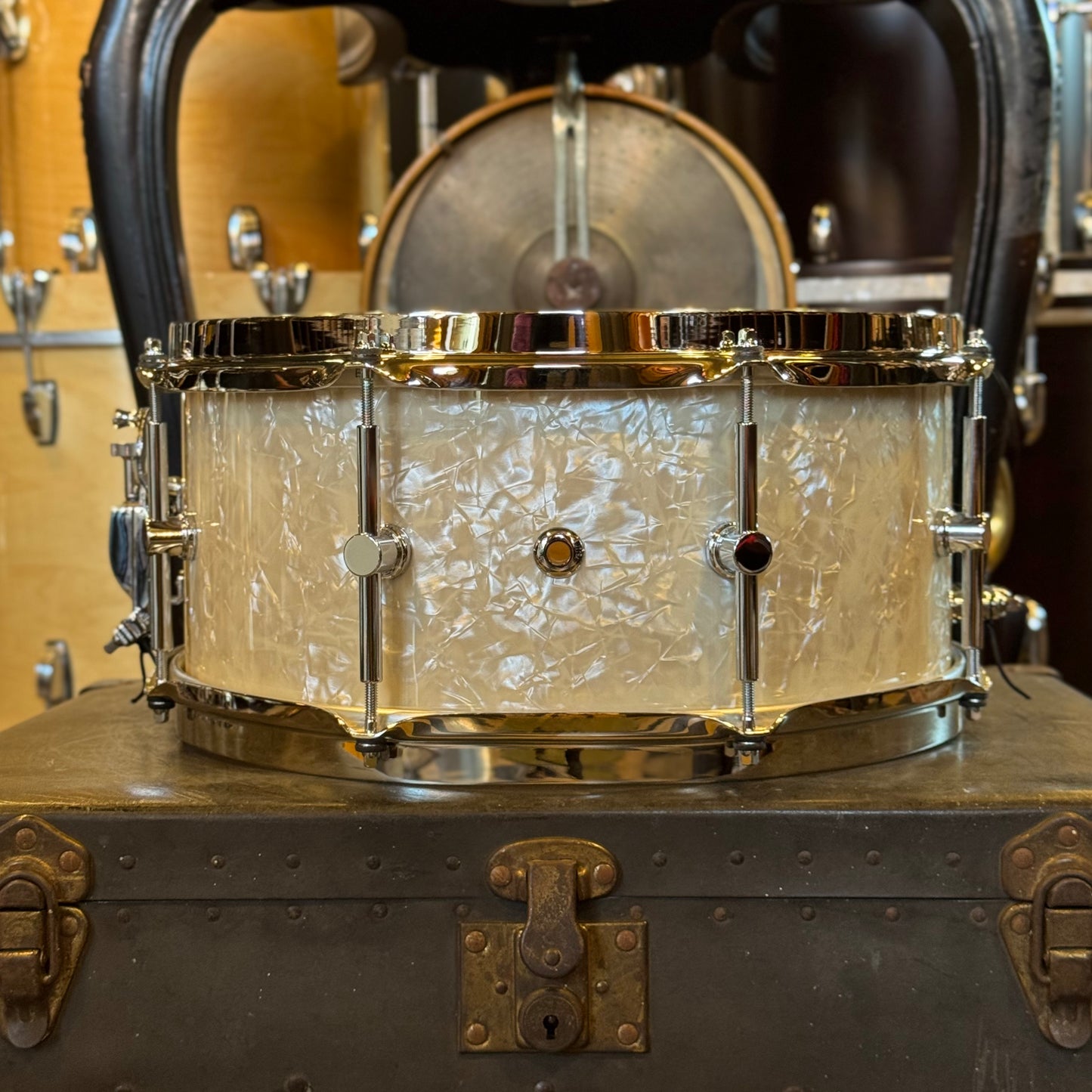 NEW Canopus 6.5x14 Neo-Vintage NV50-M1 in Vintage Pearl