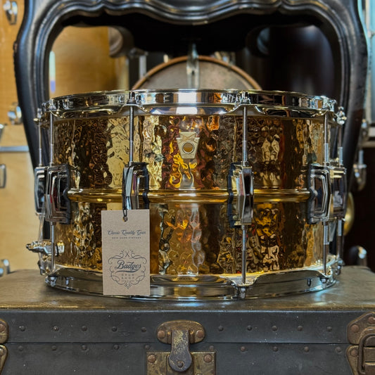 NEW Ludwig 8x14 Hammered Bronze Phonic Snare Drum w/ Imperial Lugs