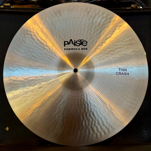 NEW Paiste 17" Formula 602 Thin Crash - 1135g