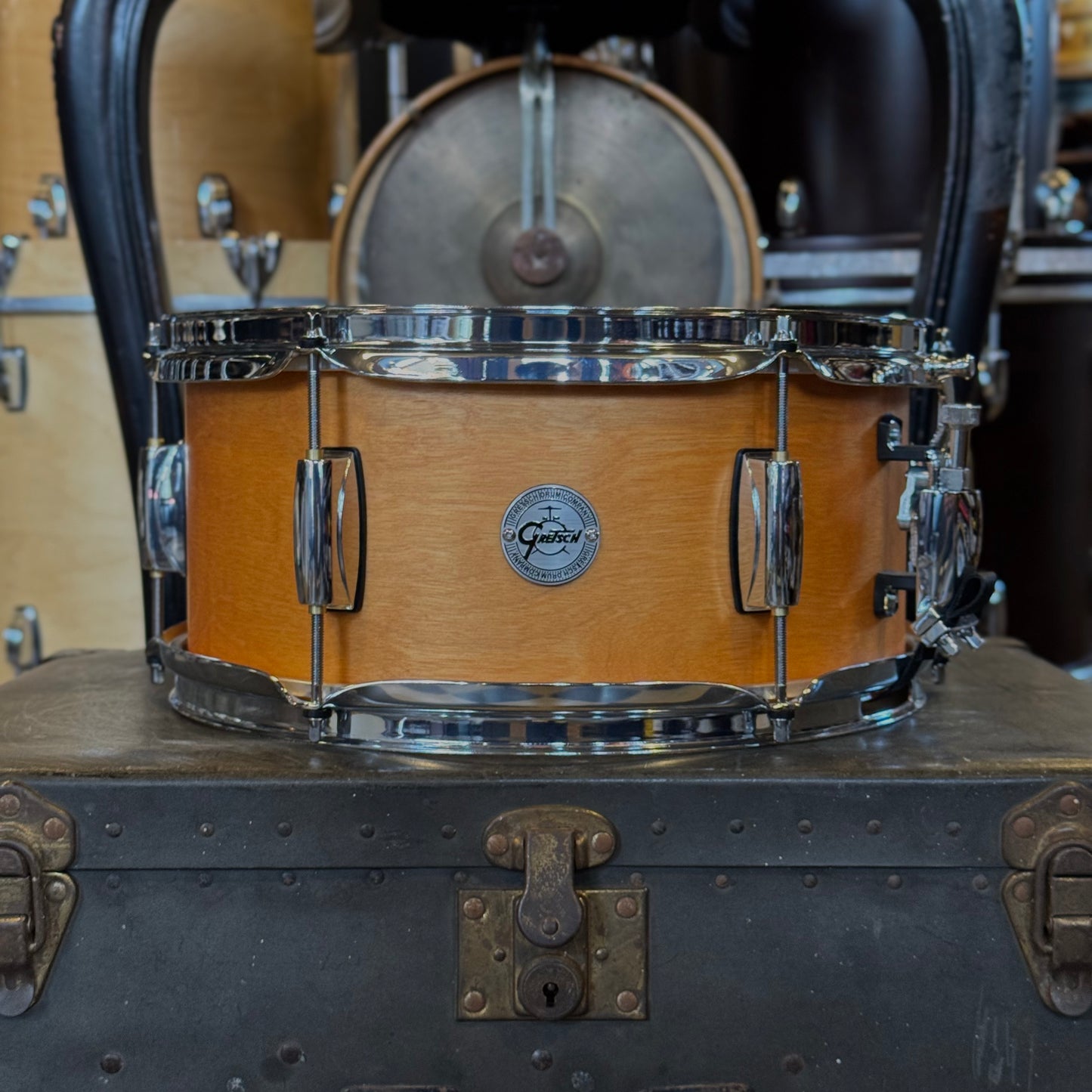 NEW Gretsch 6x13 Full Range Birch Snare Drum in Satin Natural