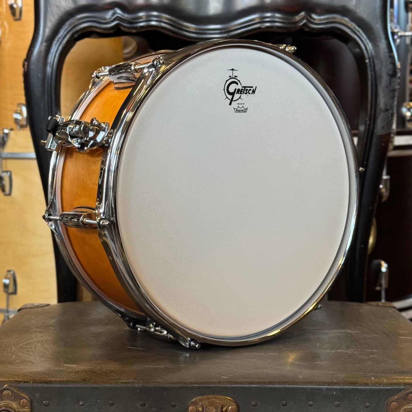 NEW Gretsch 6x13 Full Range Birch Snare Drum in Satin Natural