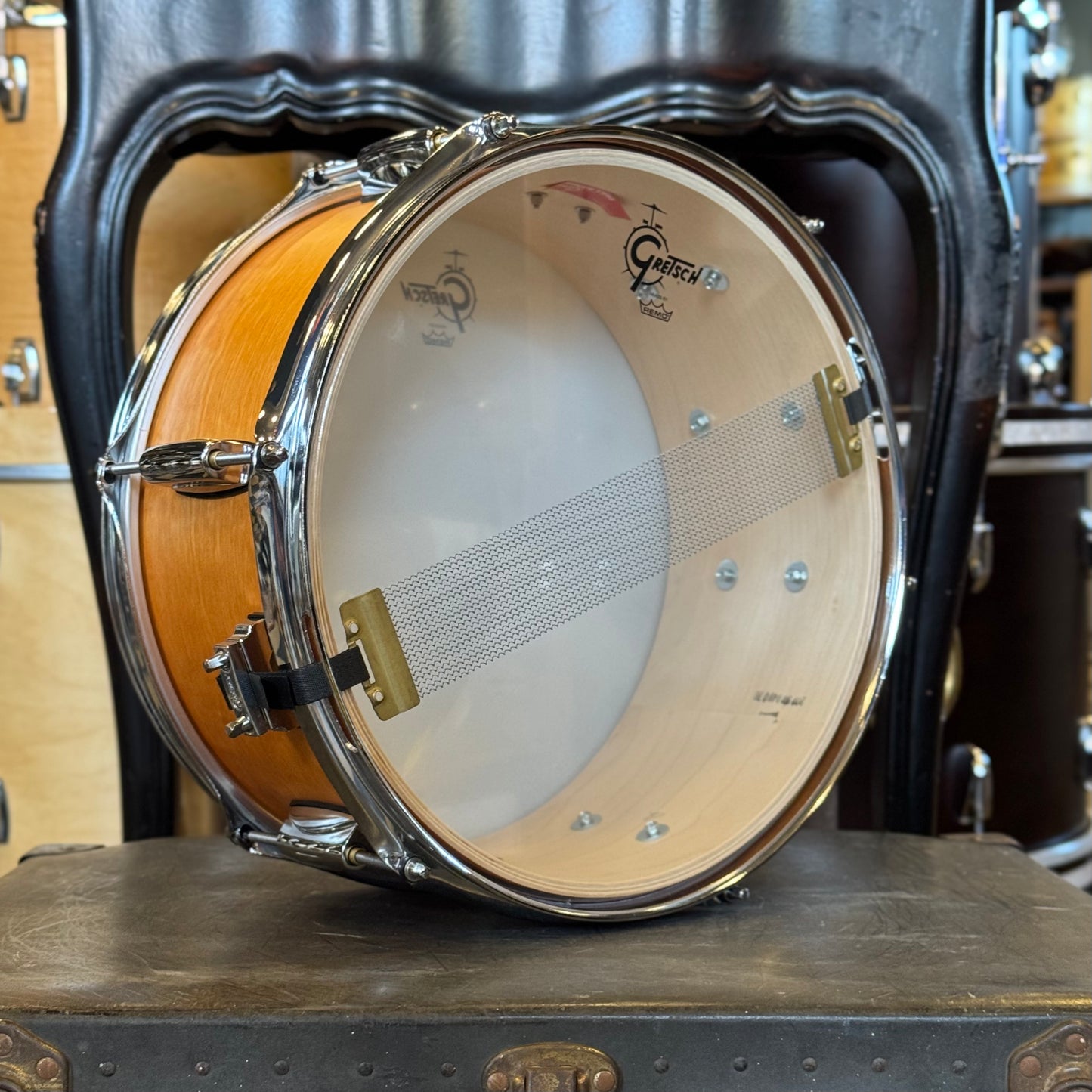 NEW Gretsch 6x13 Full Range Birch Snare Drum in Satin Natural