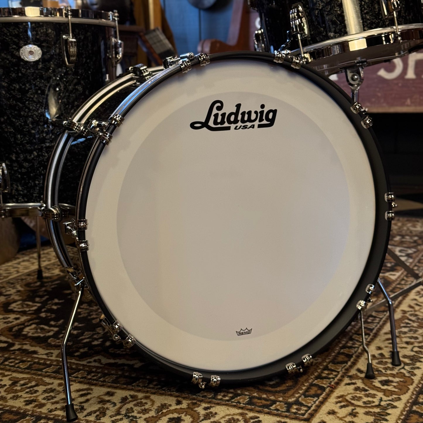 NEW Ludwig Ludwig Classic Maple "Royal Street Select Limited Edition in Ebony Pearl