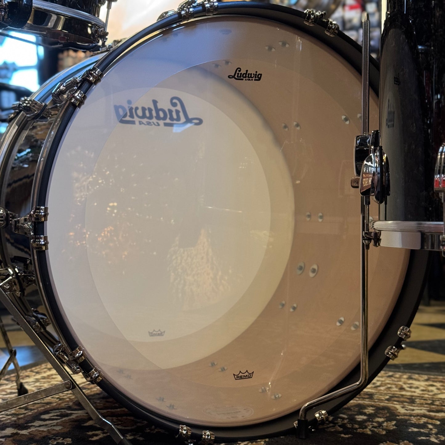 NEW Ludwig Ludwig Classic Maple "Royal Street Select Limited Edition in Ebony Pearl