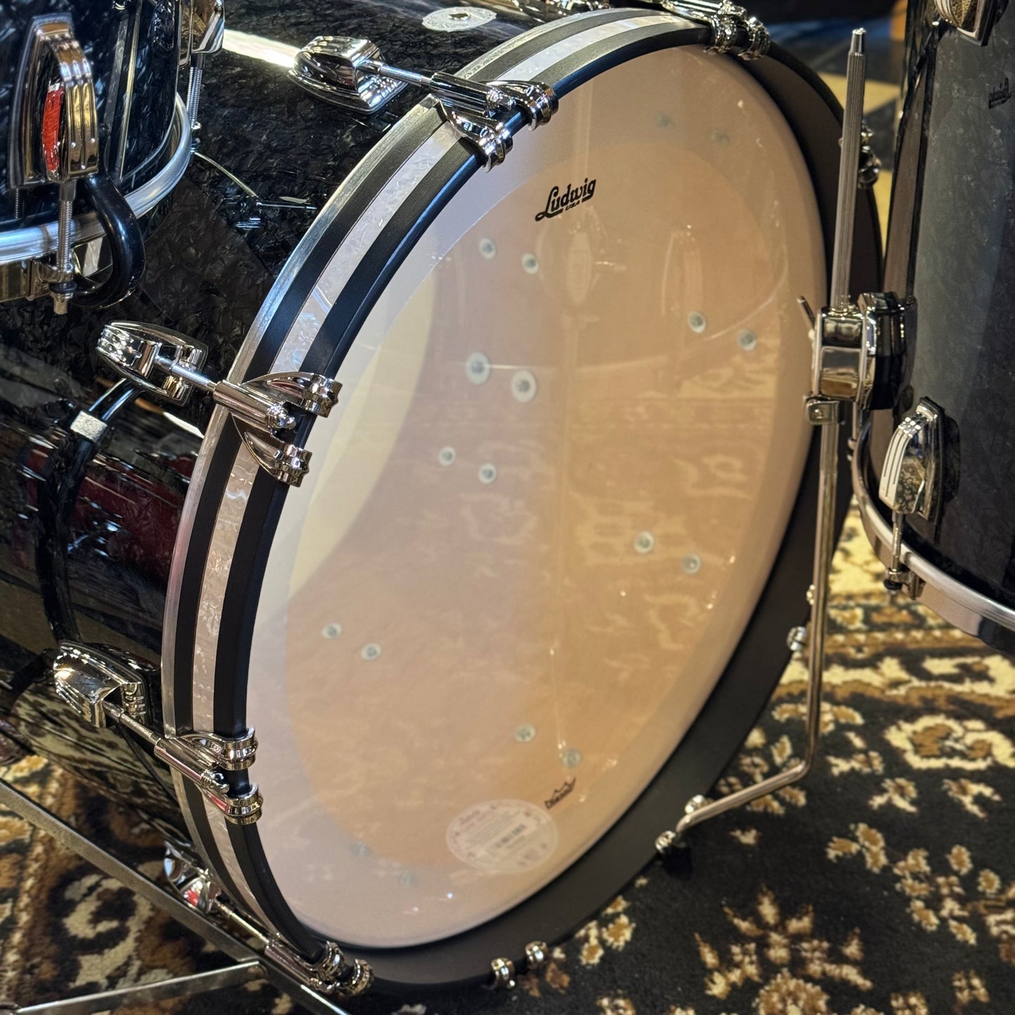 NEW Ludwig Ludwig Classic Maple "Royal Street Select Limited Edition in Ebony Pearl