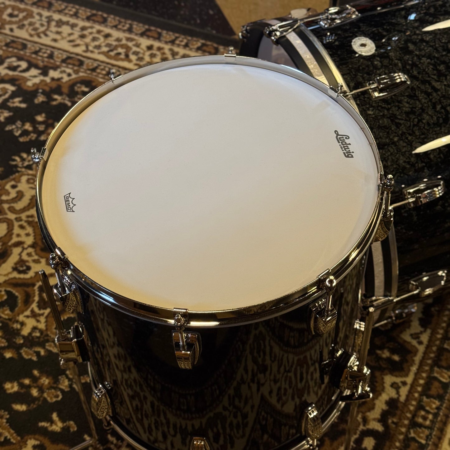 NEW Ludwig Ludwig Classic Maple "Royal Street Select Limited Edition in Ebony Pearl