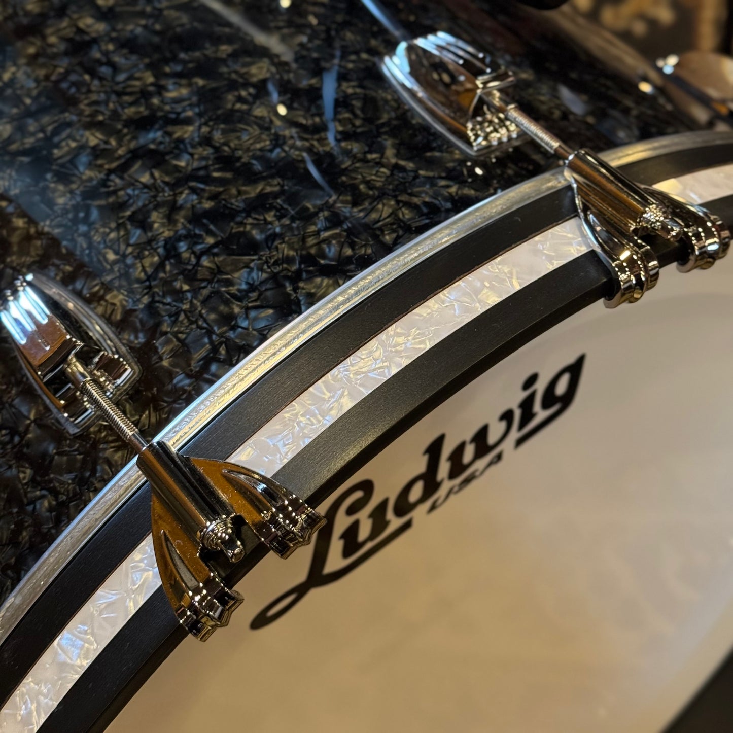 NEW Ludwig Ludwig Classic Maple "Royal Street Select Limited Edition in Ebony Pearl