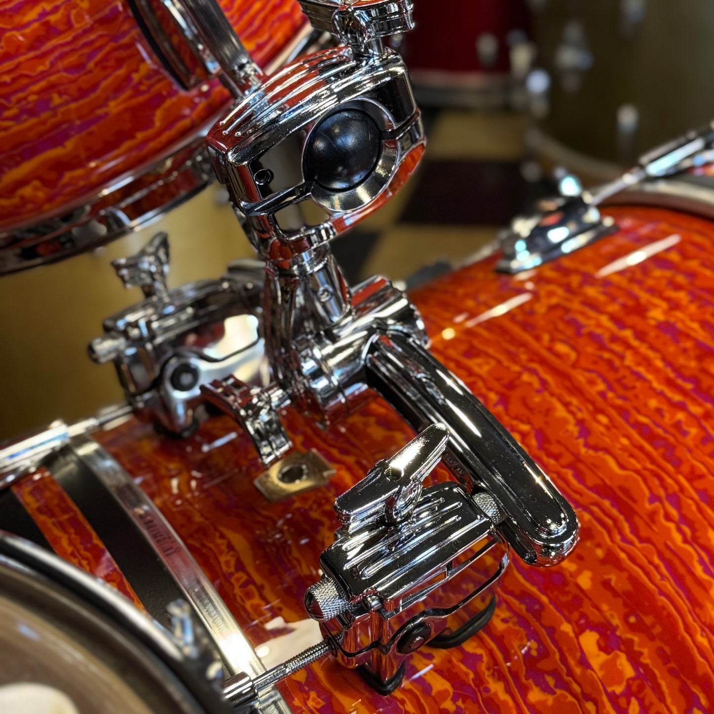 USED 2017 Ludwig Classic Maple in Mod Orange - 14x22, 9x13, 14x14, 16x16