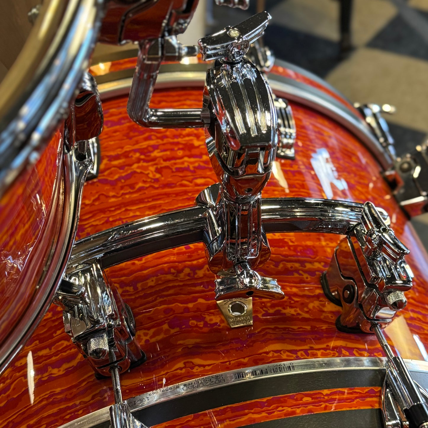 USED 2017 Ludwig Classic Maple in Mod Orange - 14x22, 9x13, 14x14, 16x16